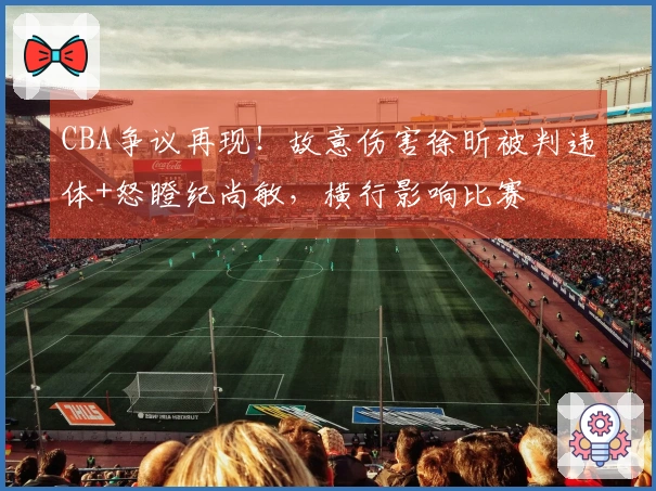 CBA争议再现!故意伤害徐昕被判违体+怒瞪纪尚敏,横行影响比赛